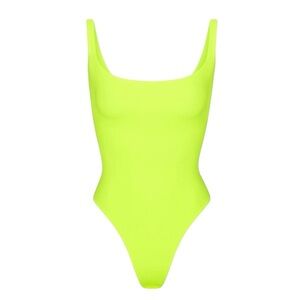 NWOT Skims Fits Everybody Neon Yellow Bodysuit